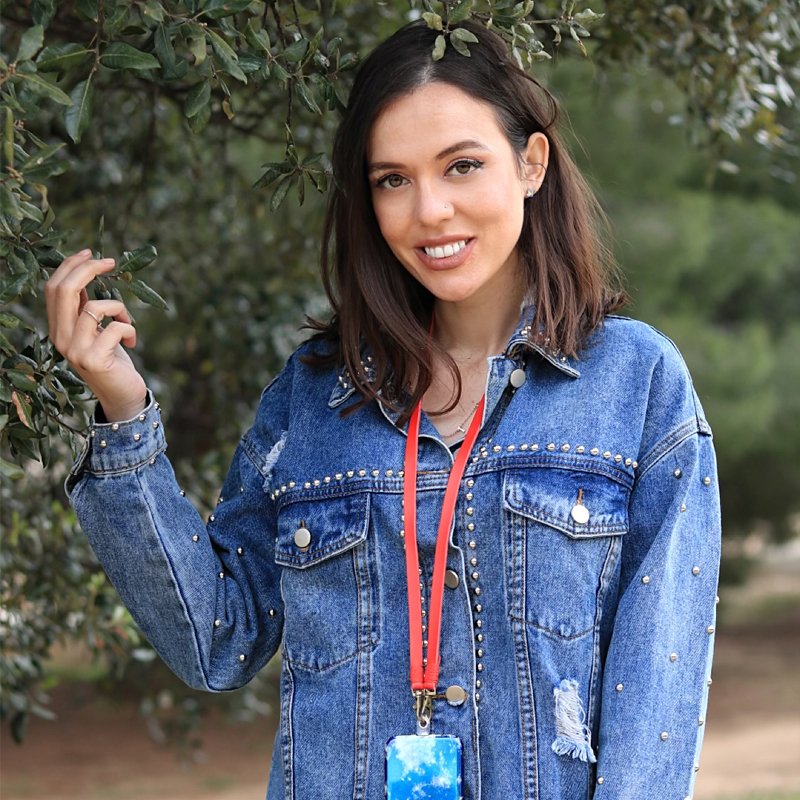 COOL Universal Poly Leather Hanging Cord with Card for Smartphone - Red