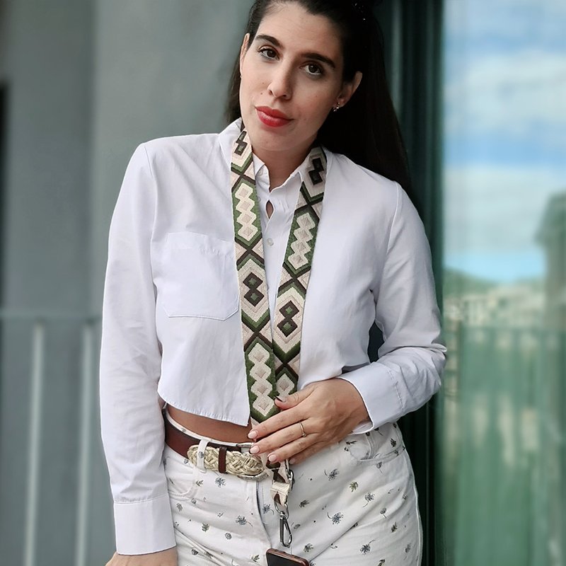 COOL Universal Hanging Strap with Card for Smartphone - Green