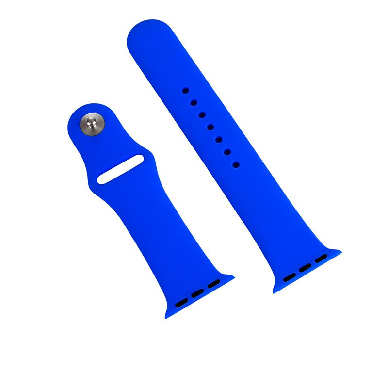 COOL Strap for Apple Watch Series 1 / 2 / 3 / 4 / 5 / 6 / 7 / 8 / 9 / SE (38 / 40 / 41 mm) Blue Rubber