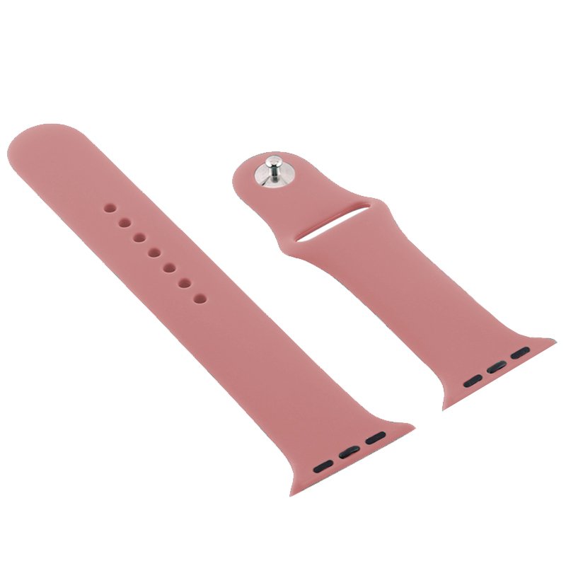 COOL Strap for Apple Watch Series 1 / 2 / 3 / 4 / 5 / 6 / 7 / 8 / 9 / SE (38 / 40 / 41 mm) Pink Rubber