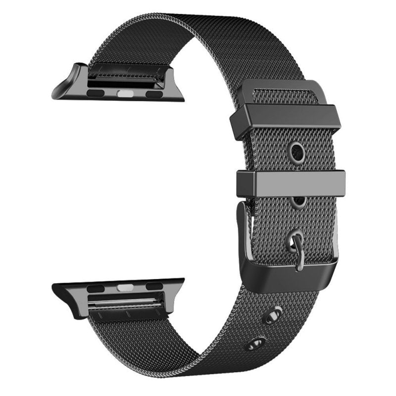COOL Strap for Apple Watch Series 1 / 2 / 3 / 4 / 5 / 6 / 7 / 8 / 9 / SE (42 / 44 / 45 mm) Black Metal