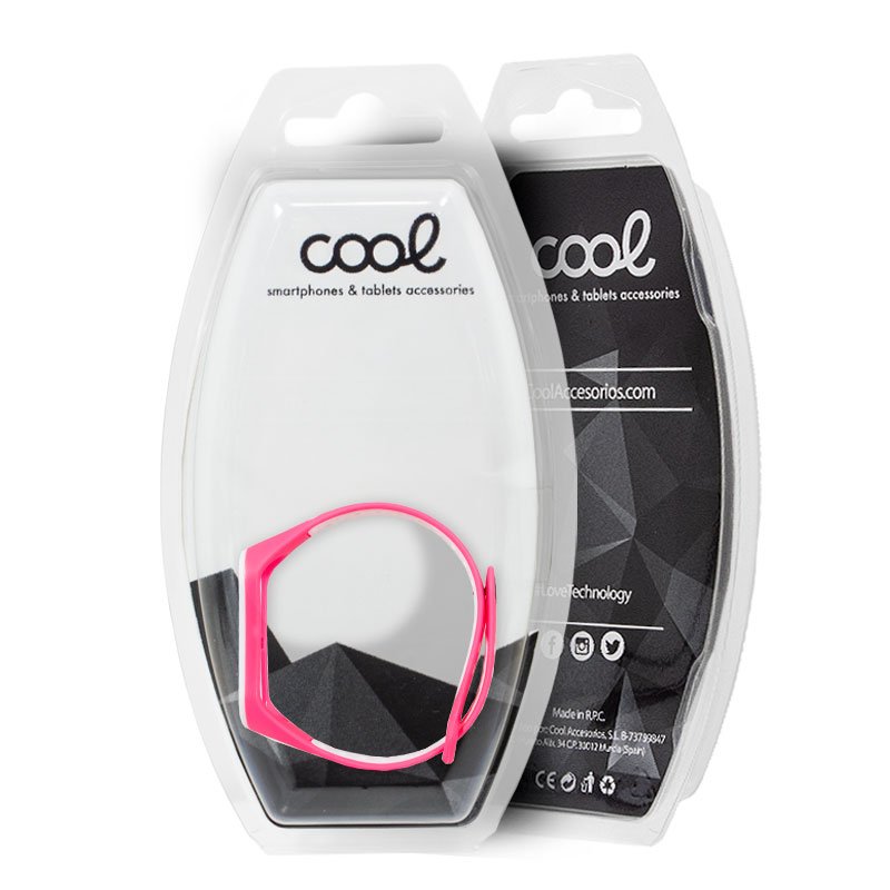 COOL Strap for Xiaomi Mi Band 5 / 6 / 7 / Amazfit Band 5 Sport Fuchsia