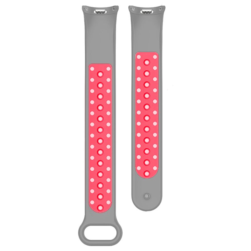COOL Strap for Xiaomi Smart Band 8 / 9 / 10 Sport Gray-Pink