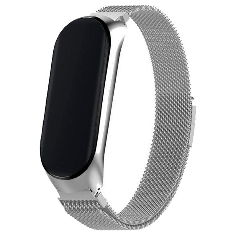 COOL Strap for Xiaomi Smart Band 8, Silver Metal
