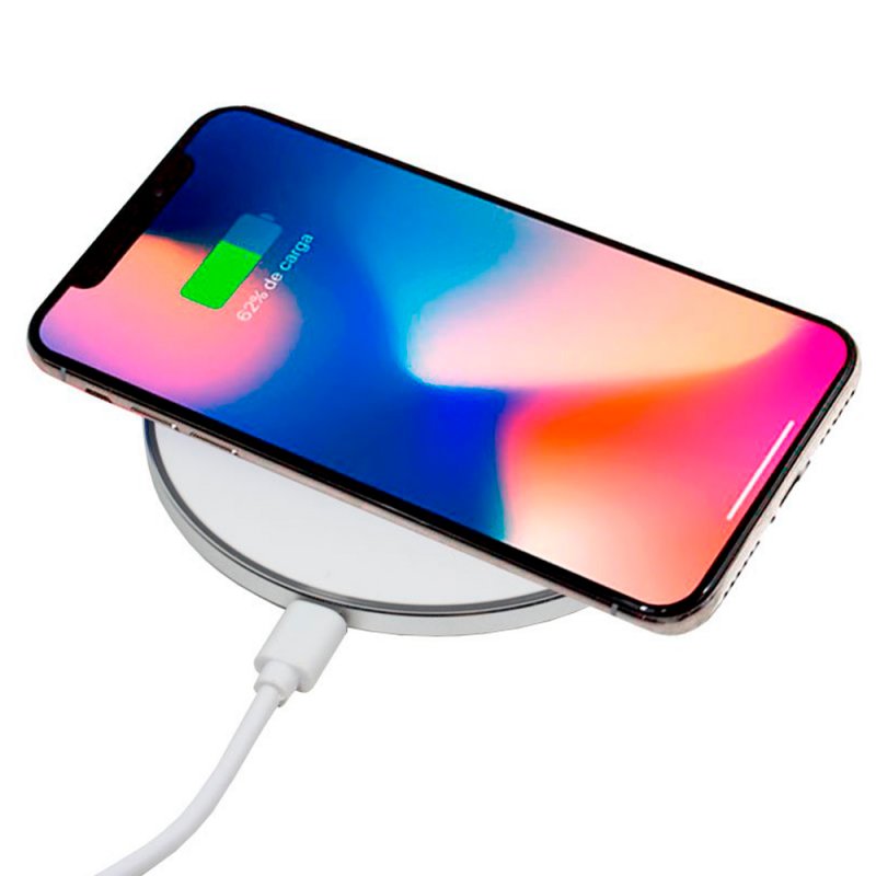 Universal Qi Wireless Smartphone Charger Dock Base - COOL White