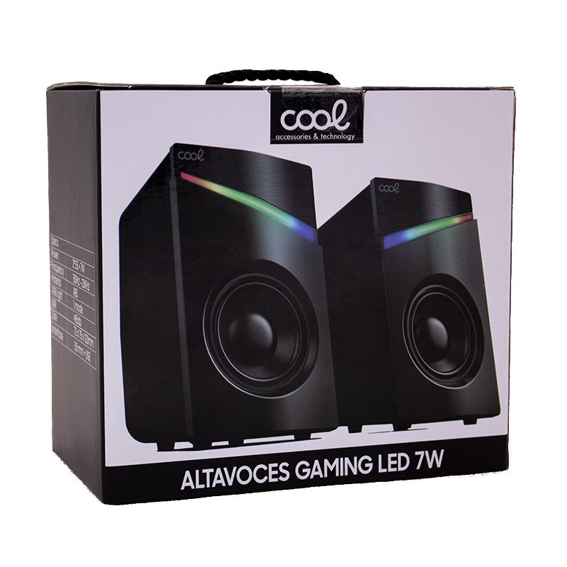 USB Speaker Set for PC Gaming LED COOL 7W