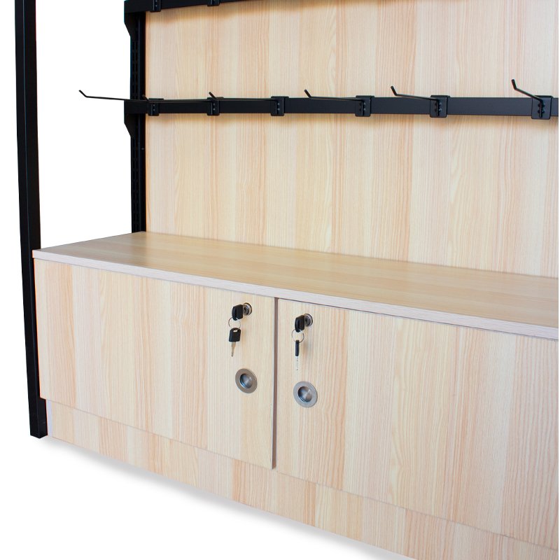 Corner Display Stand COOL Accessories Large Wood