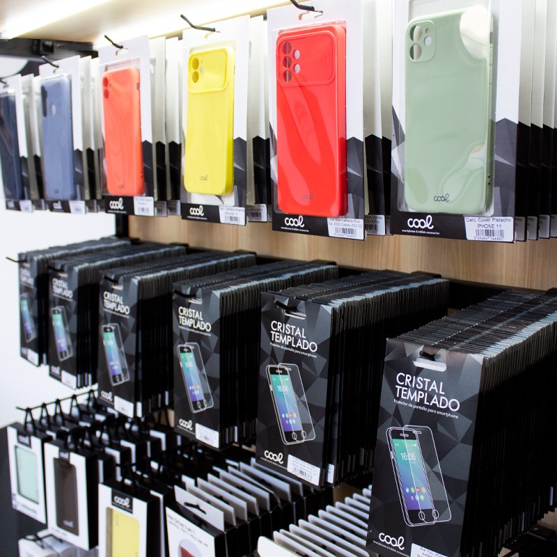 Corner Display Stand COOL Accessories Large Wood