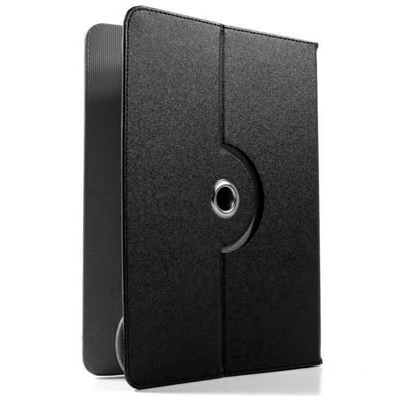 COOL Ebook / Tablet Case 8 inch Plain Black Rotating