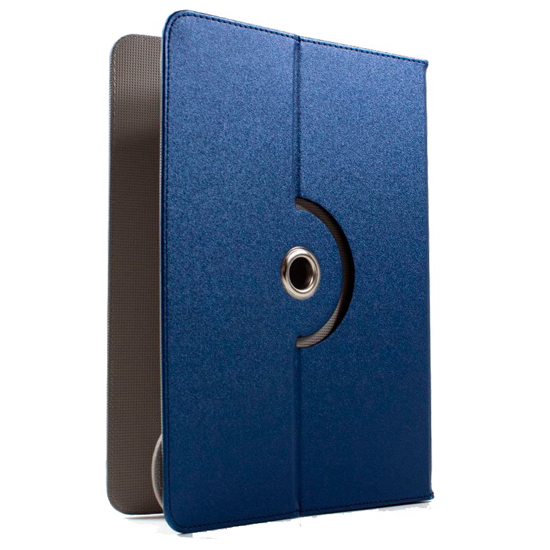 COOL Ebook / Tablet Case 9 inch Plain Blue Rotating