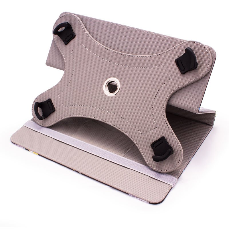 COOL Ebook Tablet Case, Universal Poly Leather, 9.7 - 11 inches, Black (Square)