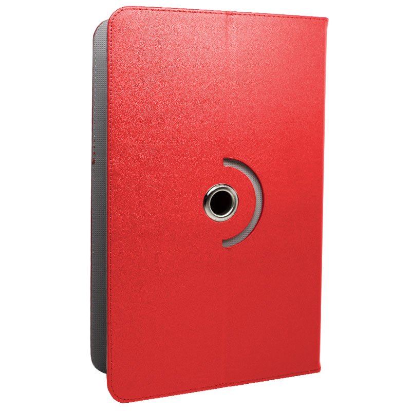 COOL Ebook Tablet Case, Universal Poly Leather, 9.7 - 11 Inches, Red (Square)