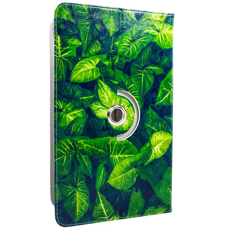 COOL Ebook / Tablet Universal Case 9.7 - 11 inch Poly Leather Leaves (Panoramic)
