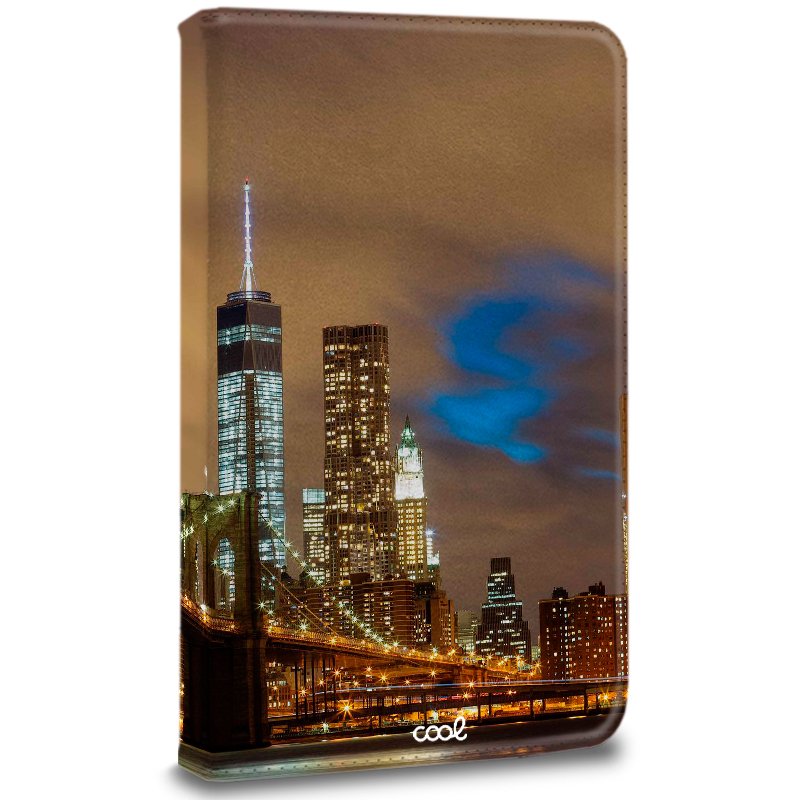COOL Ebook / Tablet Universal Case 9.7 - 11 inch Poly Leather Skyline (Panoramic)