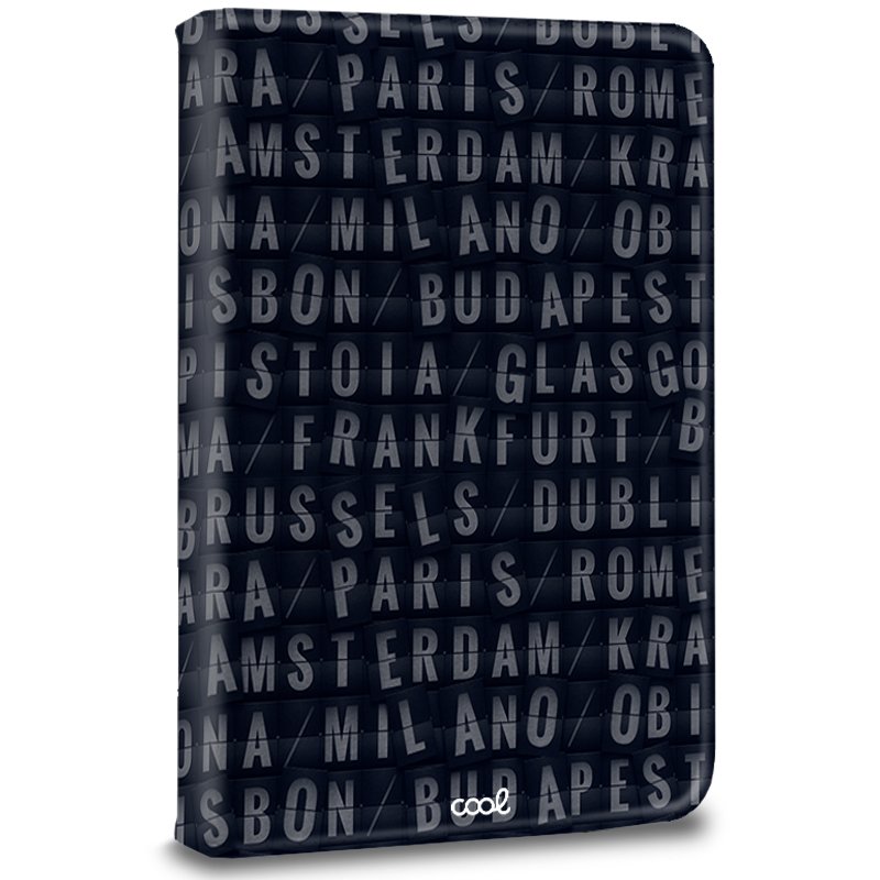 COOL Ebook Tablet Case Universal 9.7 - 11 Inches City Drawings (Square)