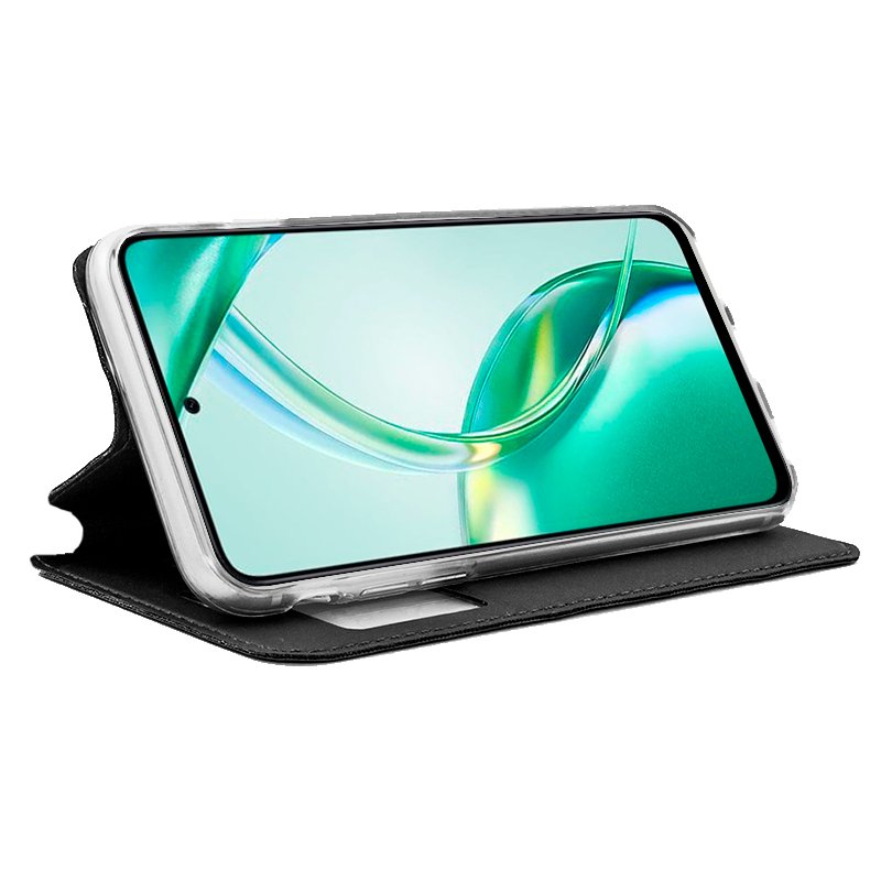 COOL Flip Cover Case for Honor 200 Smart 5G, Plain Black