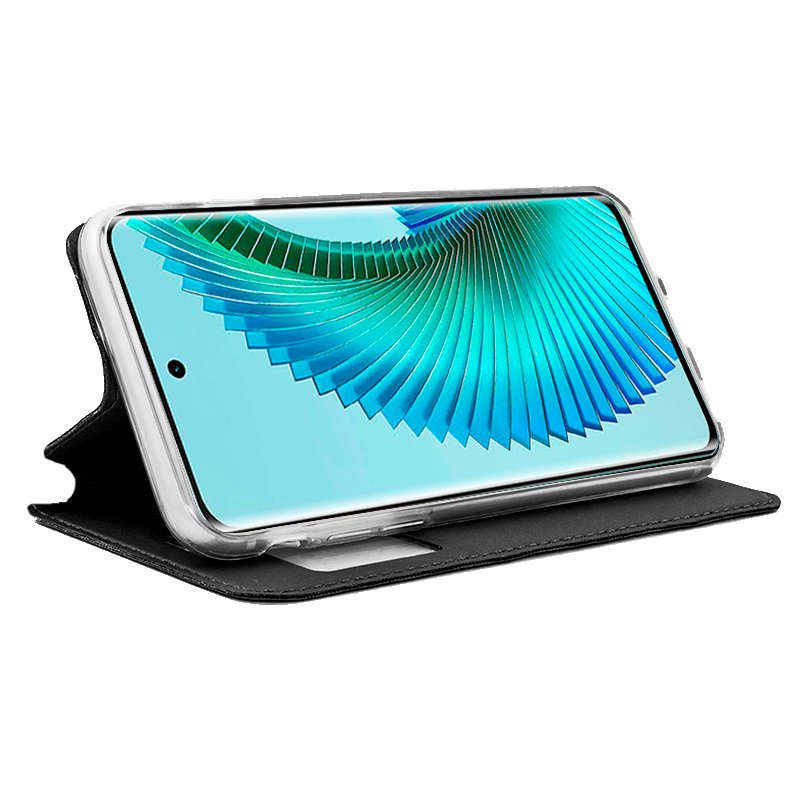 COOL Flip Cover Case for Honor Magic 6 Lite 5G, Plain Black