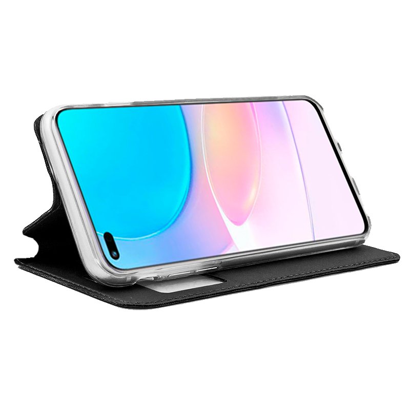 COOL Flip Cover Case for Huawei Honor 50 Lite / Nova 8i Plain Black