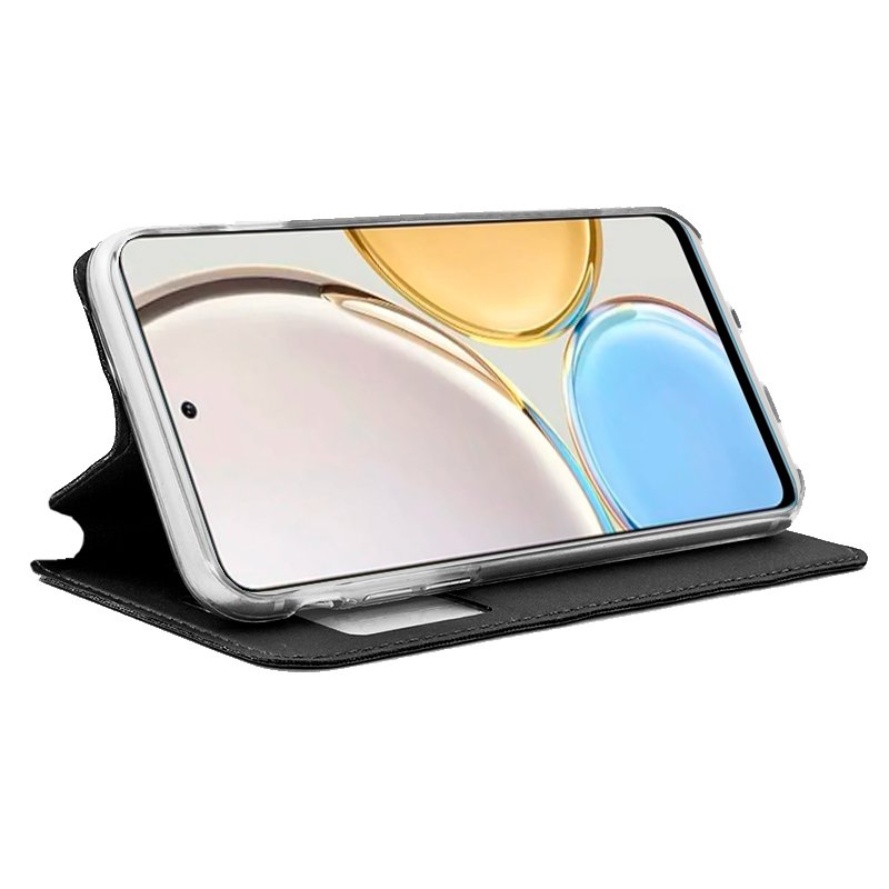 COOL Flip Cover Case for Huawei Honor Magic 4 Lite, Plain Black