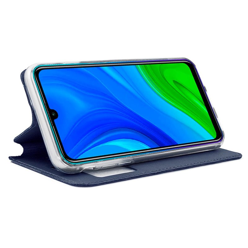 COOL Flip Cover Case for Huawei P Smart 2020, Plain Blue