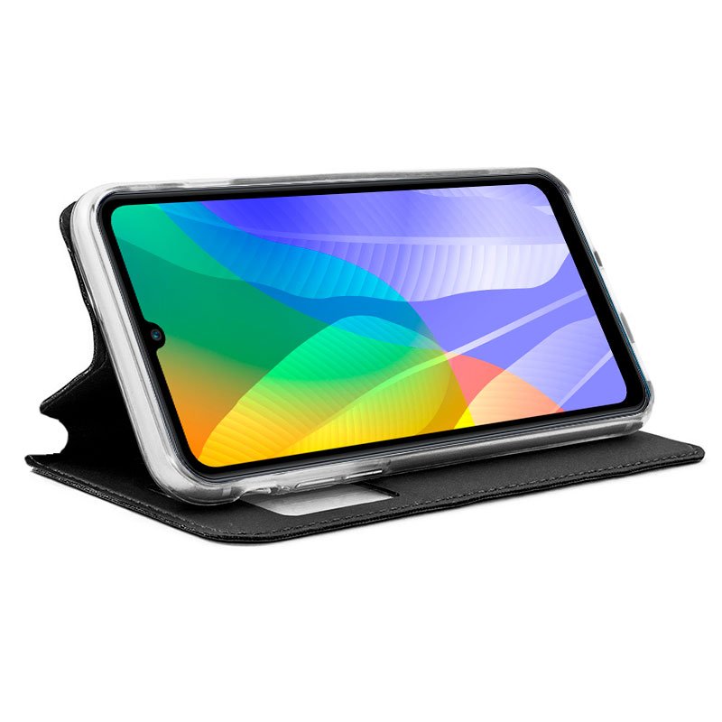 COOL Flip Cover Case for Huawei Y6p, Plain Black