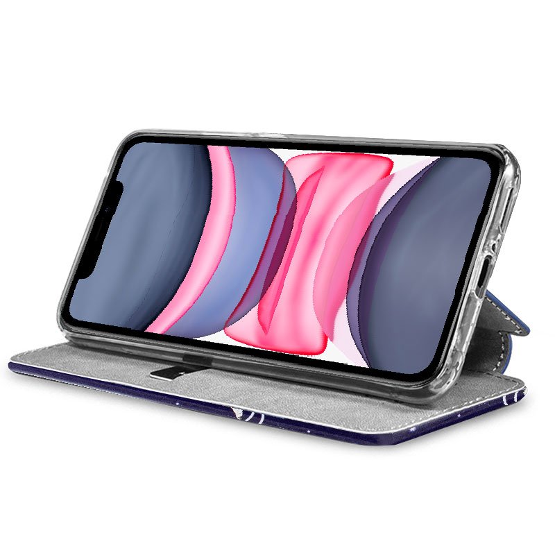 COOL Flip Cover Case for iPhone 11 Astronaut Drawings