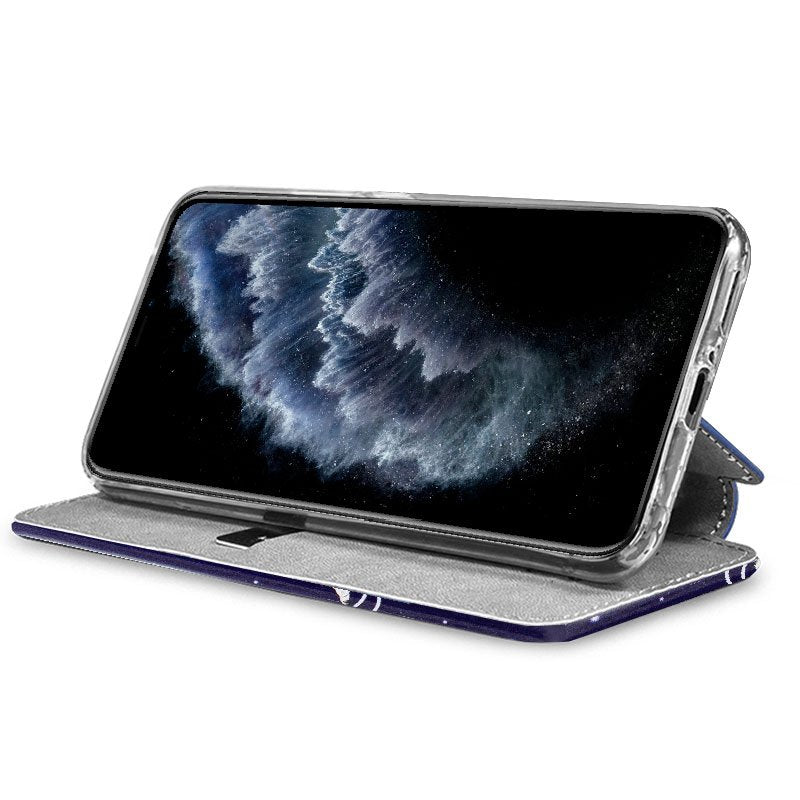 COOL Flip Cover Case for iPhone 11 Pro Astronaut Drawings