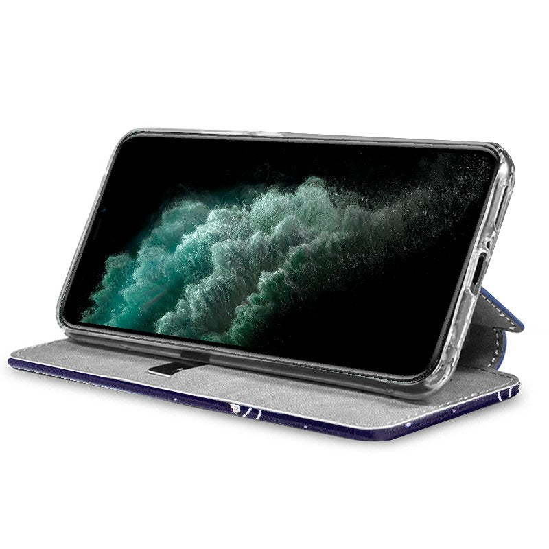 COOL Flip Cover Case for iPhone 11 Pro Max Astronaut Drawings