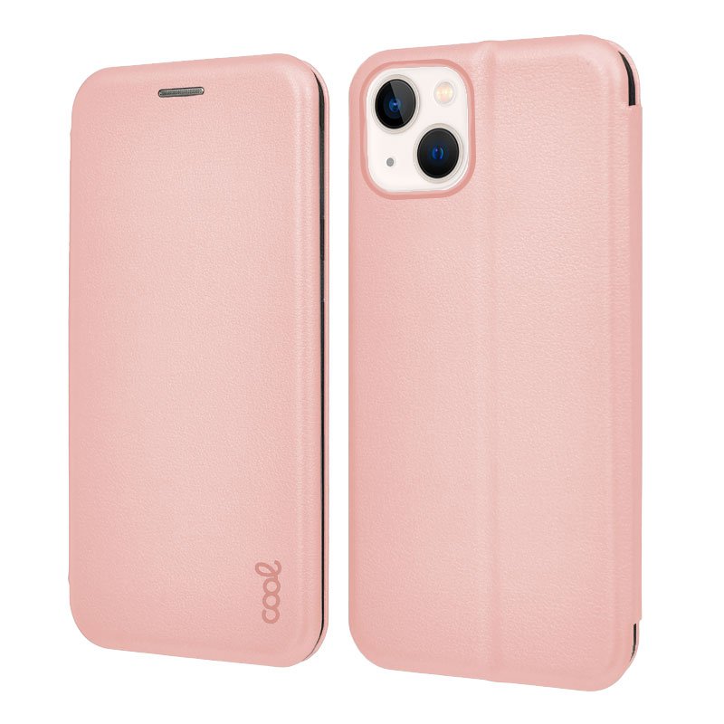COOL Flip Cover Case for iPhone 13 mini Elegance Rose Gold