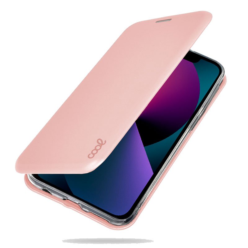 COOL Flip Cover Case for iPhone 13 mini Elegance Rose Gold