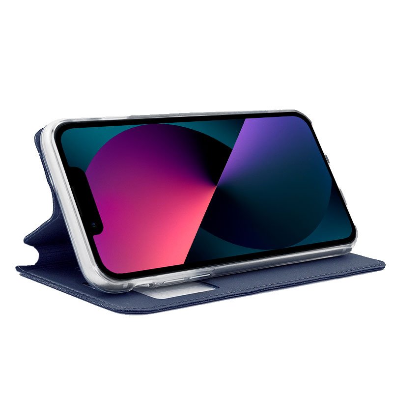 COOL Flip Cover Case for iPhone 13 mini, Plain Blue