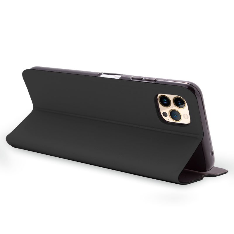 COOL Flip Cover Case for iPhone 13 Pro Max, Elegance Black