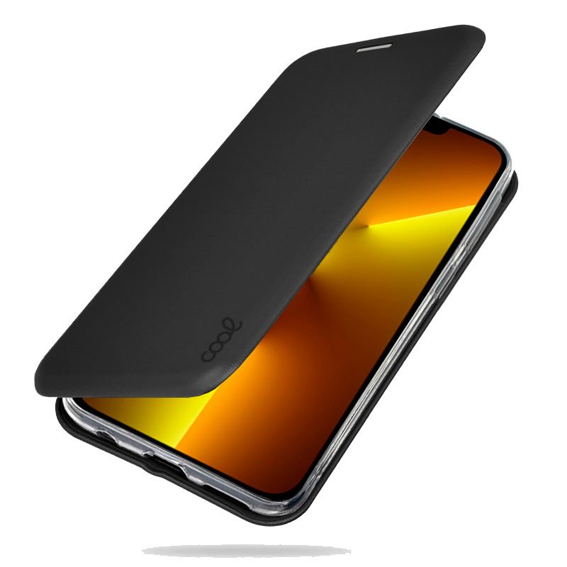COOL Flip Cover Case for iPhone 13 Pro Max, Elegance Black