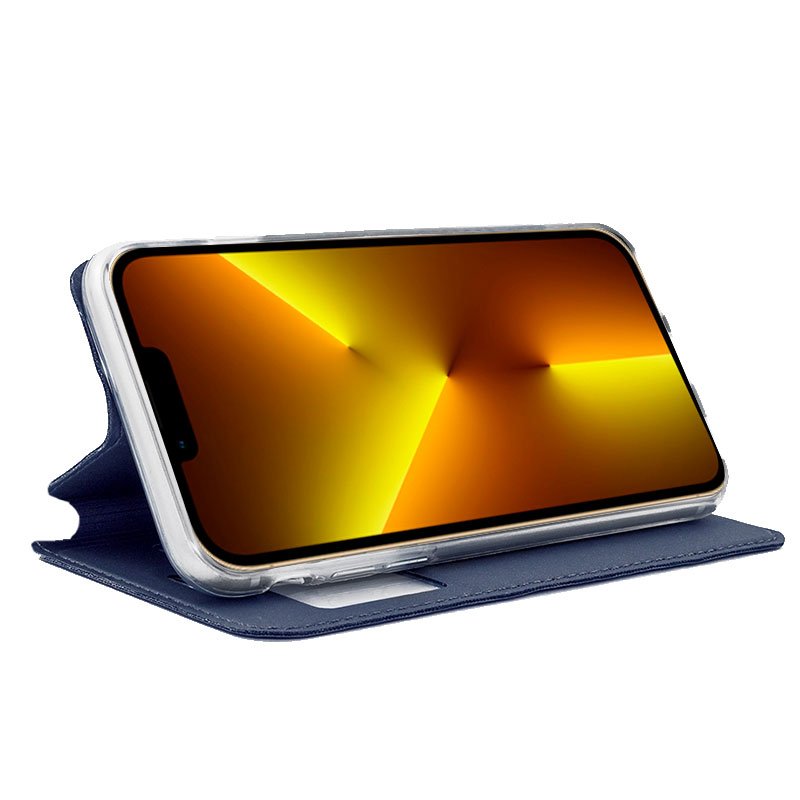 COOL Flip Cover Case for iPhone 13 Pro Max, Plain Blue