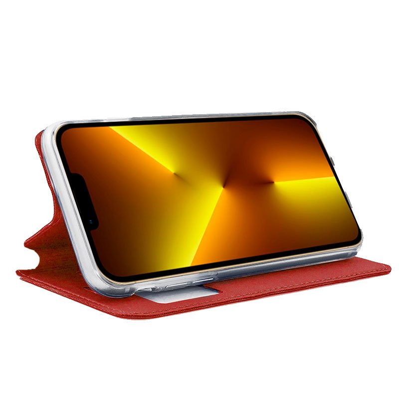 COOL Flip Cover Case for iPhone 13 Pro Max, Solid Red