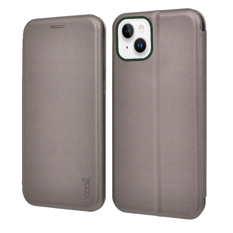 COOL Flip Cover Case for iPhone 14 Plus Elegance Silver