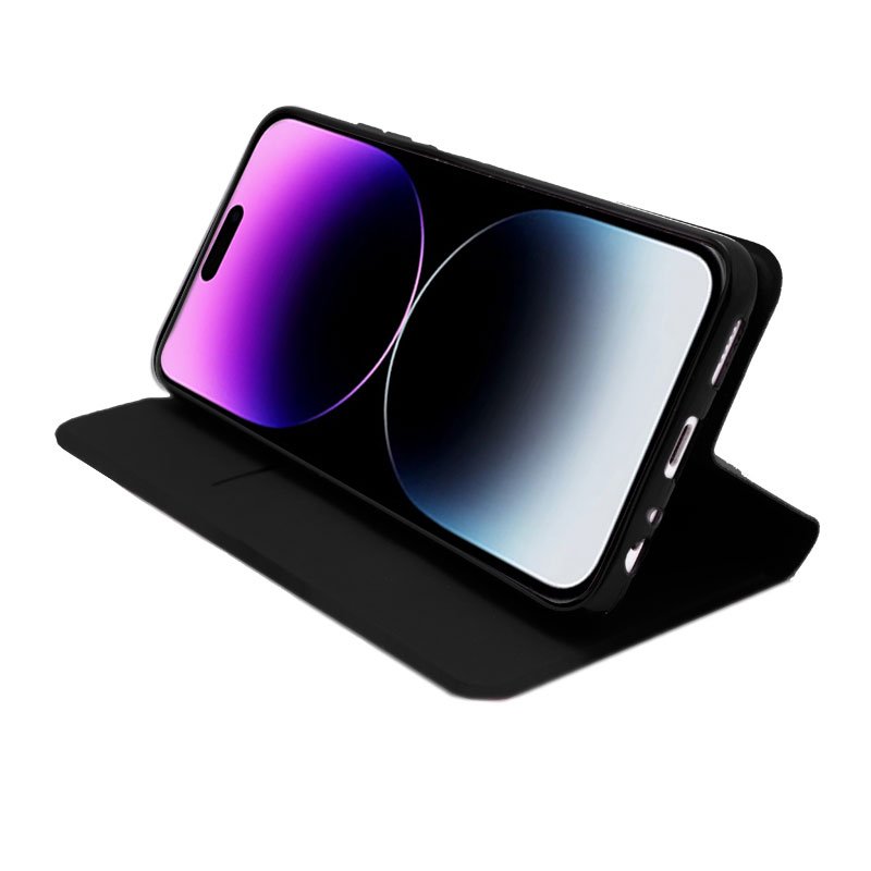 COOL Flip Cover Case for iPhone 14 Pro Max, Elegance Black