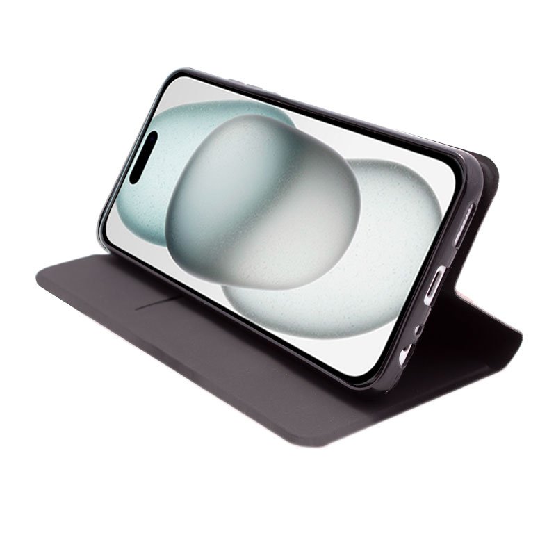 COOL Flip Cover Case for iPhone 15 Elegance Silver