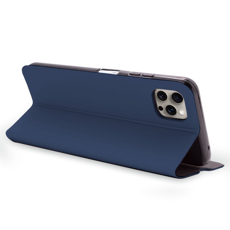 COOL Flip Cover Case for iPhone 15 Pro Max, Navy Elegance