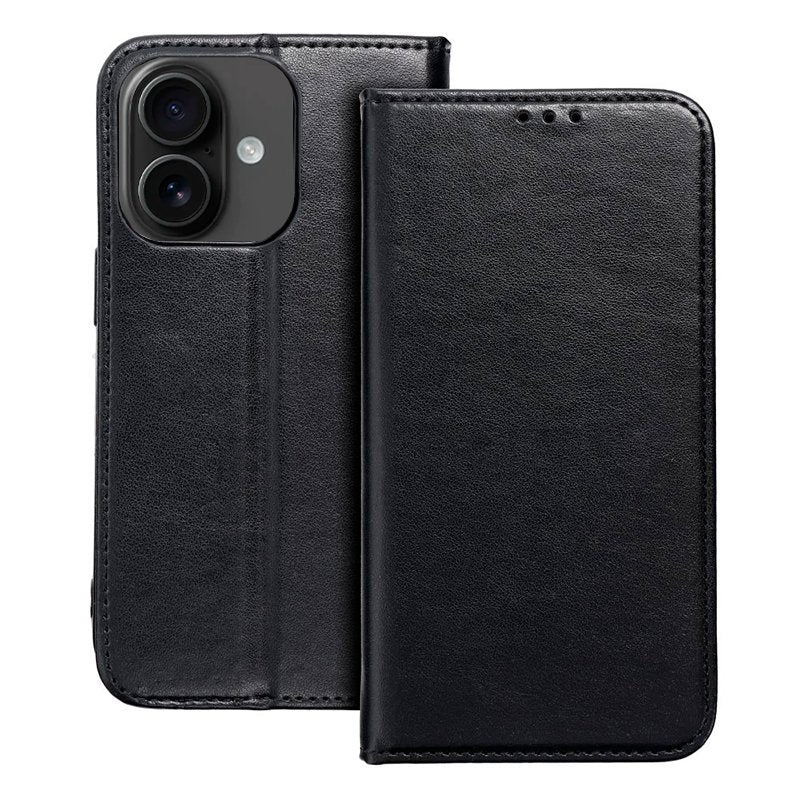 COOL Flip Cover Case for iPhone 16, Solid Black