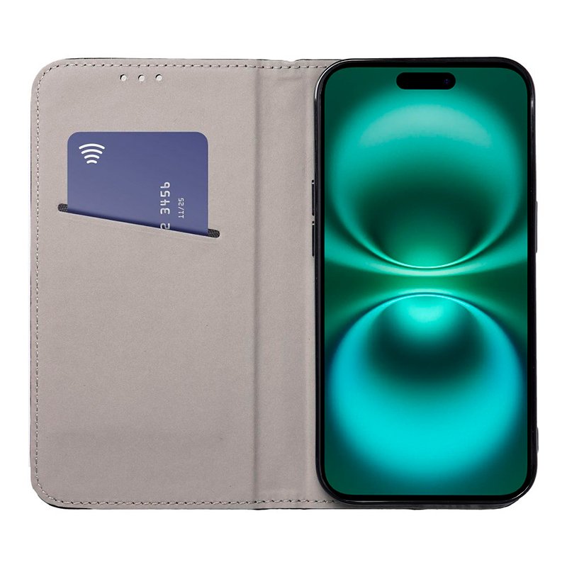 COOL Flip Cover Case for iPhone 16 Plus, Plain Black