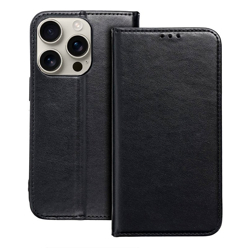 COOL Flip Cover Case for iPhone 16 Pro, Plain Black