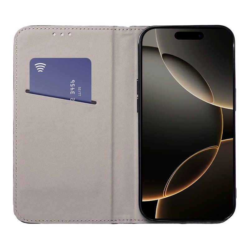 COOL Flip Cover Case for iPhone 16 Pro, Plain Black