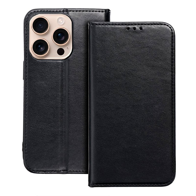 COOL Flip Cover Case for iPhone 16 Pro Max, Plain Black