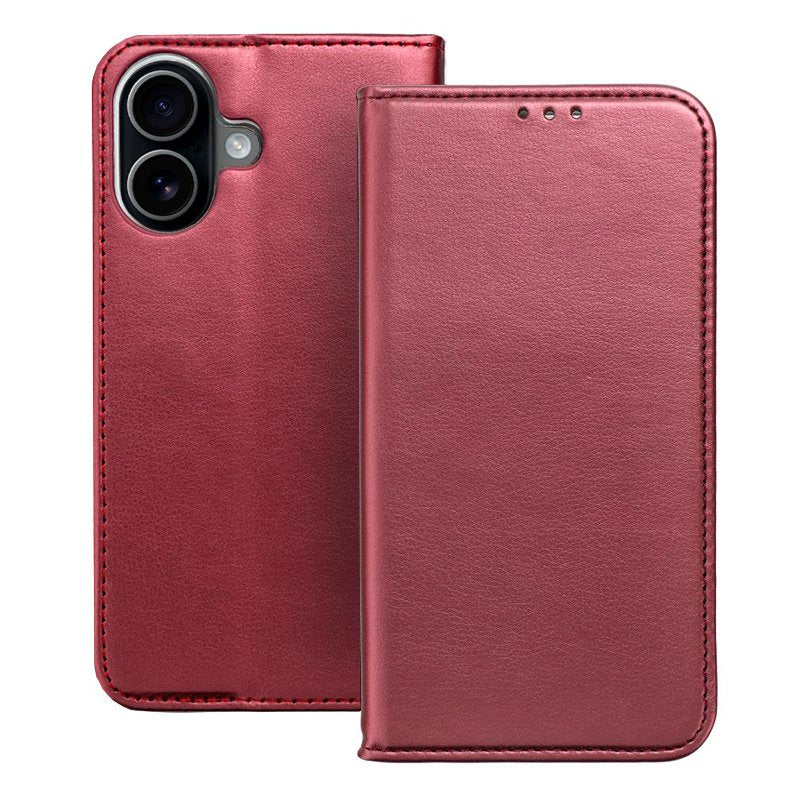COOL Flip Cover Case for iPhone 17 Solid Burgundy