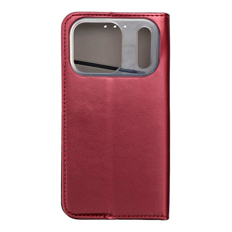 COOL Flip Cover Case for iPhone 17 Pro, Solid Burgundy