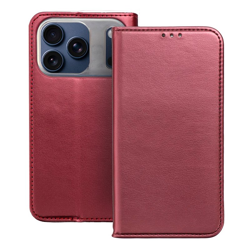 COOL Flip Cover Case for iPhone 17 Pro Max Solid Burgundy