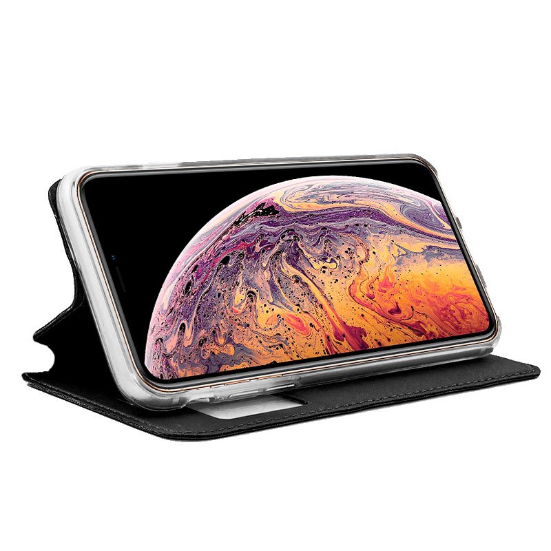 COOL Flip Cover Case for iPhone XS Max, Plain Black