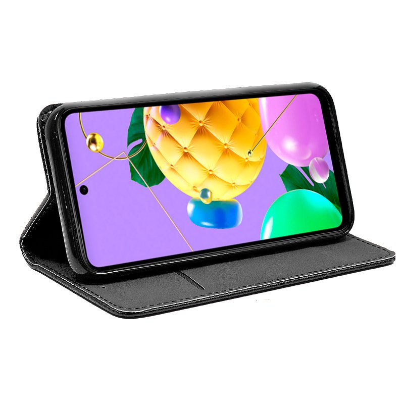 COOL Flip Cover Case for LG K52, Solid Black