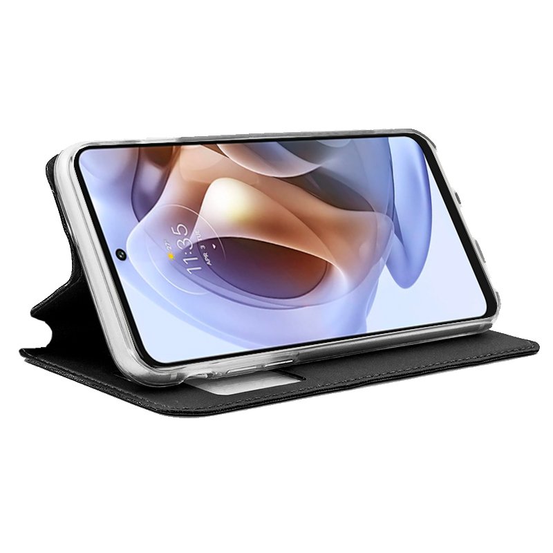 COOL Flip Cover Case for Motorola Moto G31 / G41 Plain Black